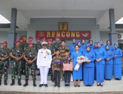 Danyonif 7 Marinir Pimpin Purna Tugas Prajurit