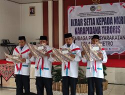 Empat Narapidana Terorisme Lapas Metro Ikrar Setia NKRI