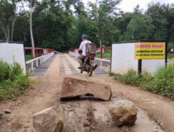 Baru Diperbaiki, Jembatan Beronjong Way Lima Rusak Lagi