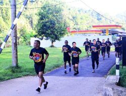 Jaga Kebugaran Fisik, Brigif 4 Marinir Olahraga Bersama