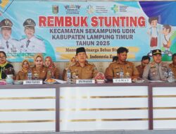 Wabup Lampung Timur Rembuk Stunting di Kecamatan Sekampung Udik
