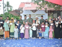 Danyonif 9 Marinir Buka Bersama Dengan Siswa – Siswi PKBM dan Warga Pulau Tegal