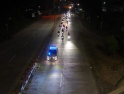 Satlantas Polresta Bandar Lampung Kawal Pemudik Motor Asal Pulau Jawa