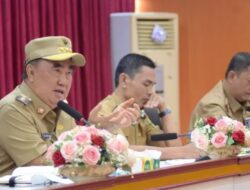 Rakor Perdana, Bupati Tanggamus Harap Kedisiplinan Pegawai