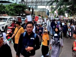 Ribuan Warga Lampung Aksi Bela Palestina