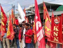 Buruh PT San Xiong Steel Indonesia Kembali Unjuk Rasa Soal Gaji Tertunda