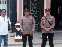 Kenaikan Isa Almasih, Polsek Wonosobo Lakukan Pengamanan Gereja