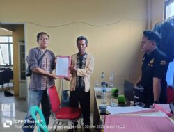 Supriono Resmi Laporkan BRI Unit Wonosobo dan Angga Bagus Novianto Ke Polres Tanggamus