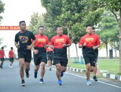 Danbrigif 4 Marinir/BS Pimpin Giat Olahraga Bersama