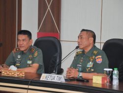 Tim Pokja Puldata Staf Ahli Kasad Kunjungi Korem 043/Gatam