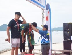 Danlanal Lampung Buka Kejuaraan Nasional Renang Perairan Terbuka 2025