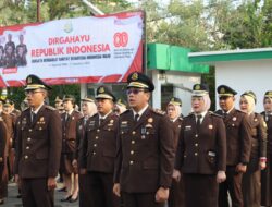 Kejari Bandar Lampung Gelar Upacara Peringatan Hari Lahir Kejaksaan Ke-80 Tahun 2025