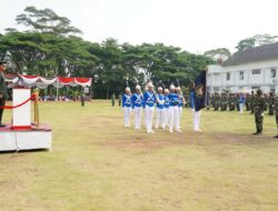 Danrem 043/ Gatam Tutup Diksar SMA Kebangsaan Angkatan Ke-13 Tahun 2025