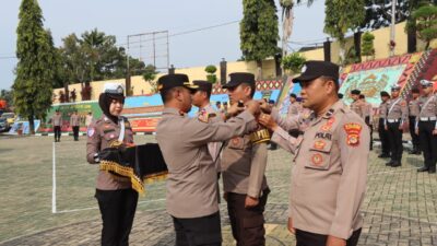 Kapolres Tanggamus Pimpin Apel Launching Pamapta