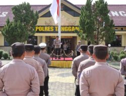 Polres Tanggamus Gelar Apel Pasukan Operasi Zebra Krakatau 2025