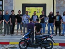 Dibantu Warga dan Tekab 308, Polsek Kota Agung Amankan Dua Pelaku Curanmor