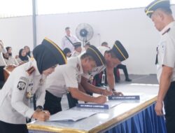 Kalapas Narkotika Bandar Lampung Teken Perjanjian Kinerja 2026