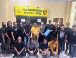 Kawanan Debt Collector di Tangkapkan Polda Lampung