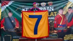 Prajurit Yonif 7 Marinir Juarai Pencak Silat PDM Kota Bandar Lampung